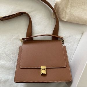 Polene Numero Sept Textured Camel Bag